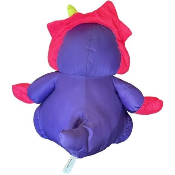 Stuffins Triceratops Dinosaur Neon Purple Green Pink Vintage Parachute 14" - Picture 3 of 6
